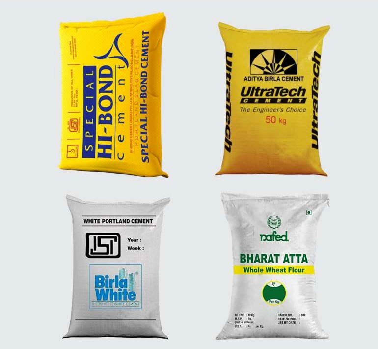 HDPE & PP Woven Sack Printing Inks application from the company brochure